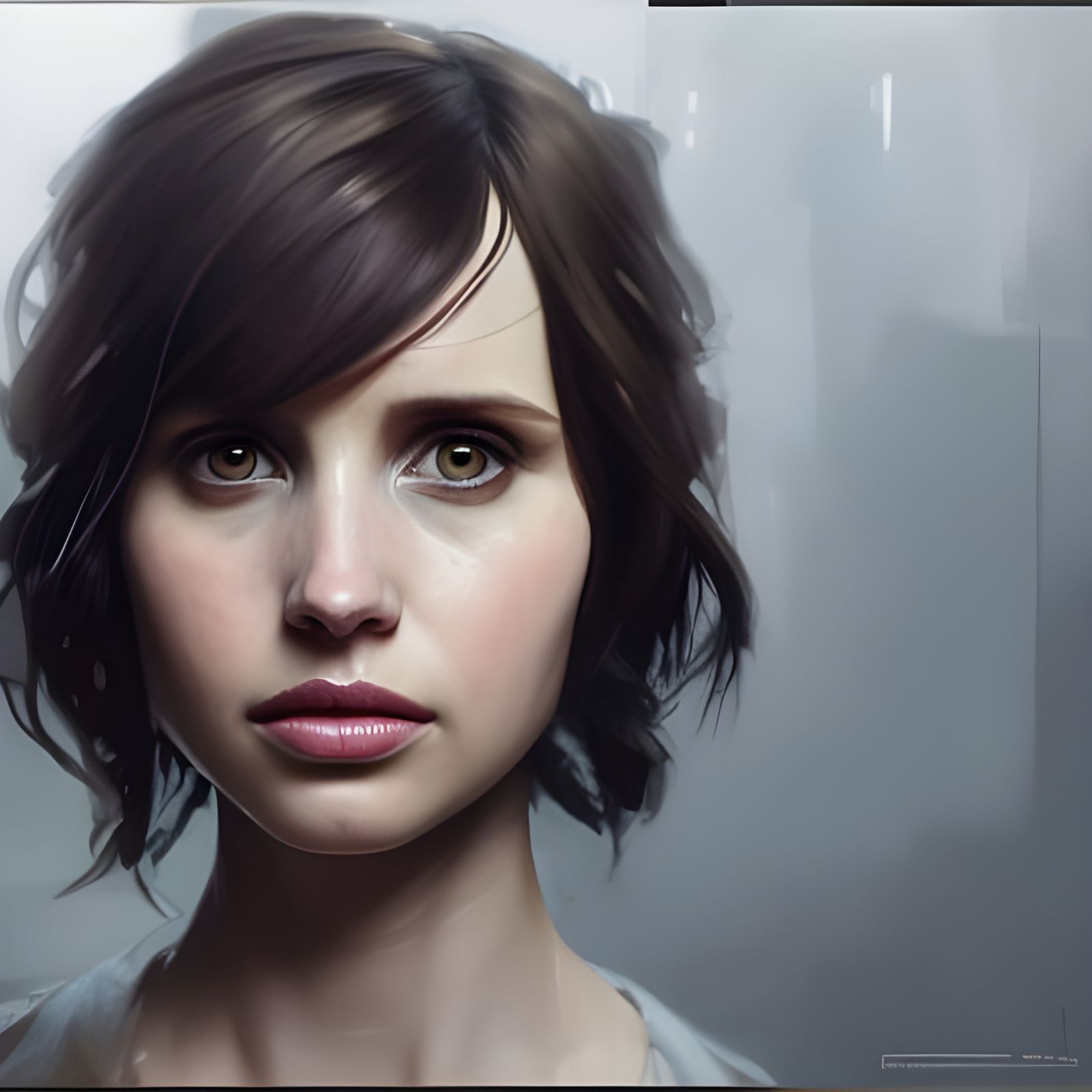 Jyn Erso Portrait in Artgerm Style