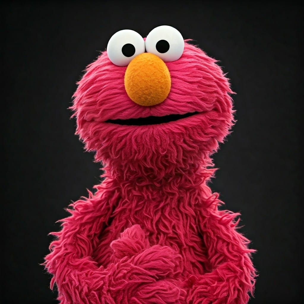 Elmo Cringe Close-Up
