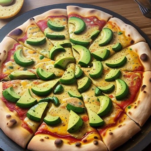 Peanut Butter and Avocado Pizza With Extra Pickles
