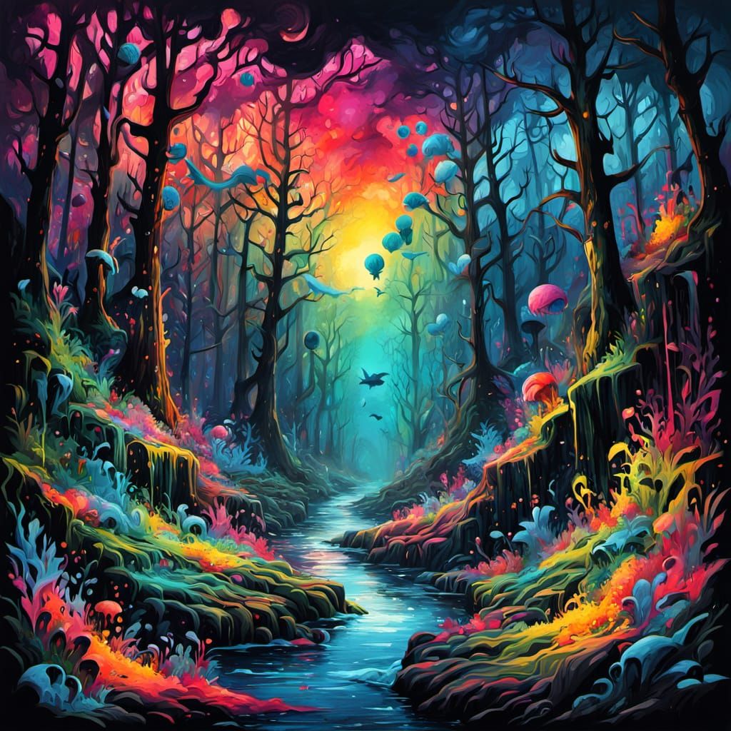 Mysterious Boundary Between Forest and Abyss