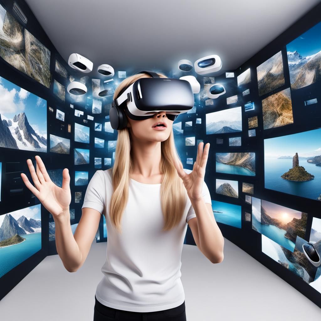 Virtual Reality Confusion in Digital Art Style