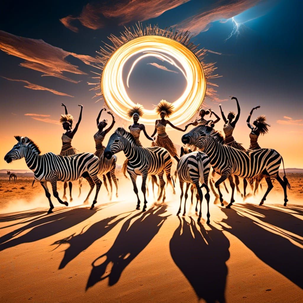 Savanna Dance: Rhythmic Harmony in Africa