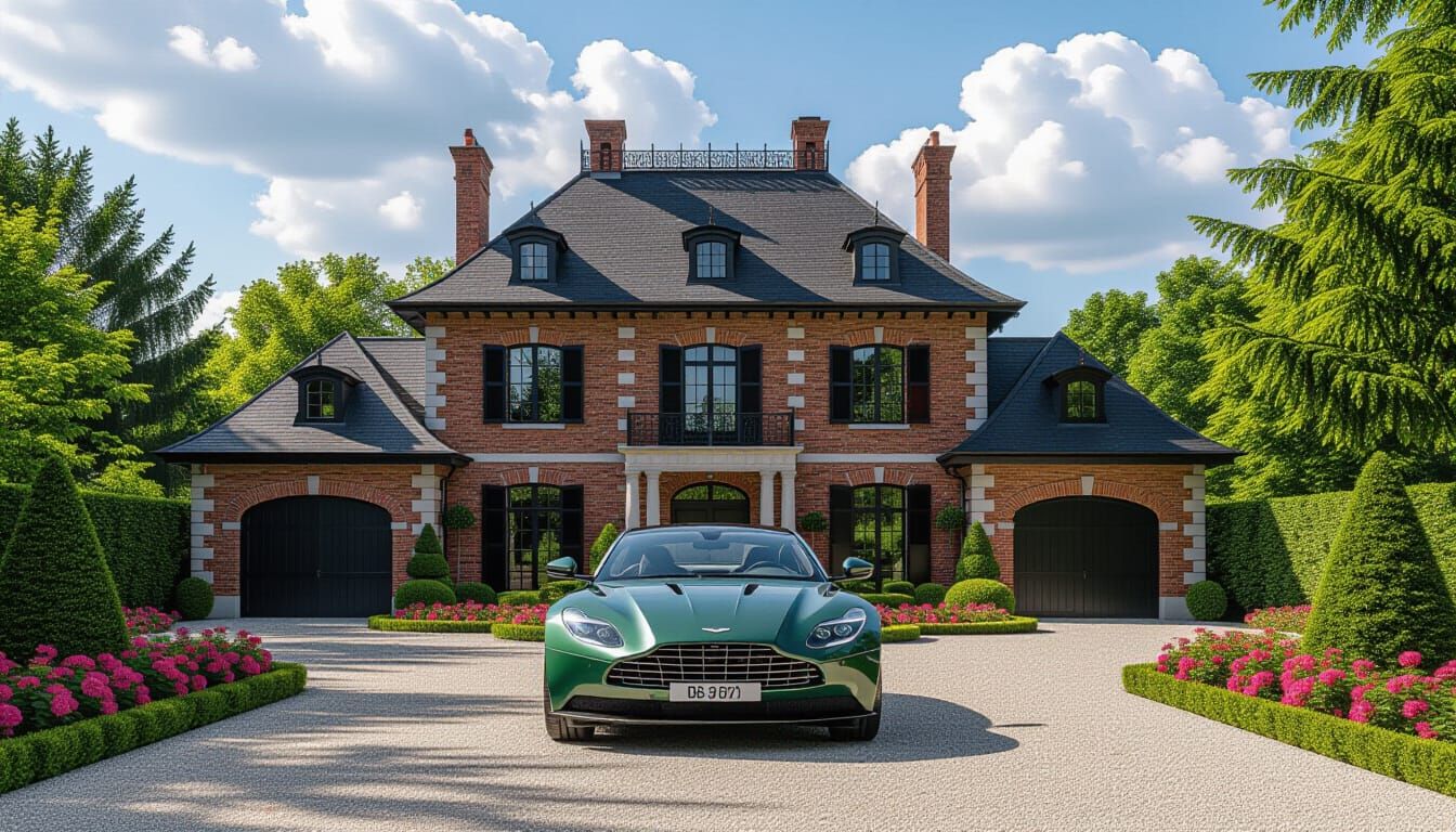 Elegant Victorian Chateau With Aston Martin DBX 707