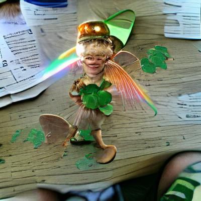Leprechaun Fairy AI Generated Image