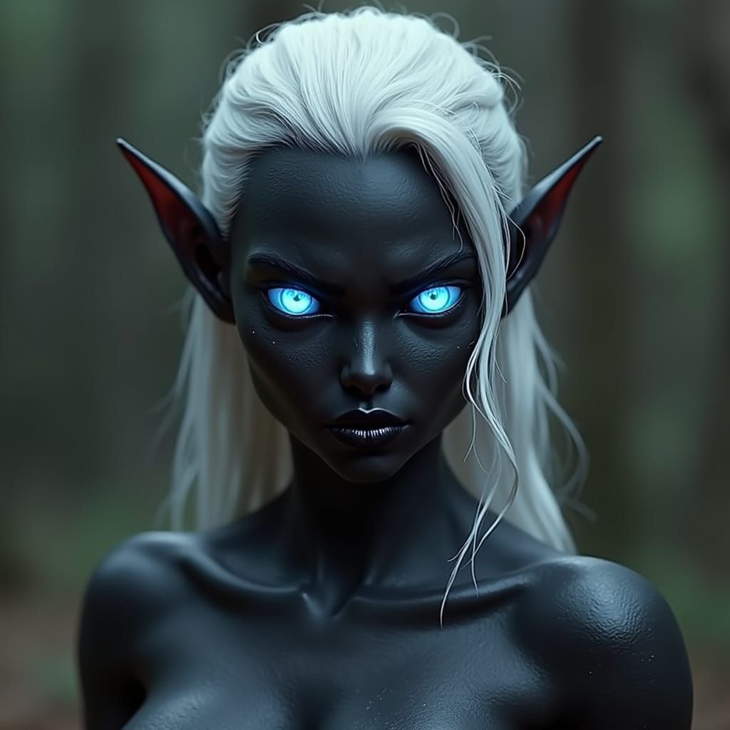 Hyperrealistic Elf Portrait with Cinematic Lighting