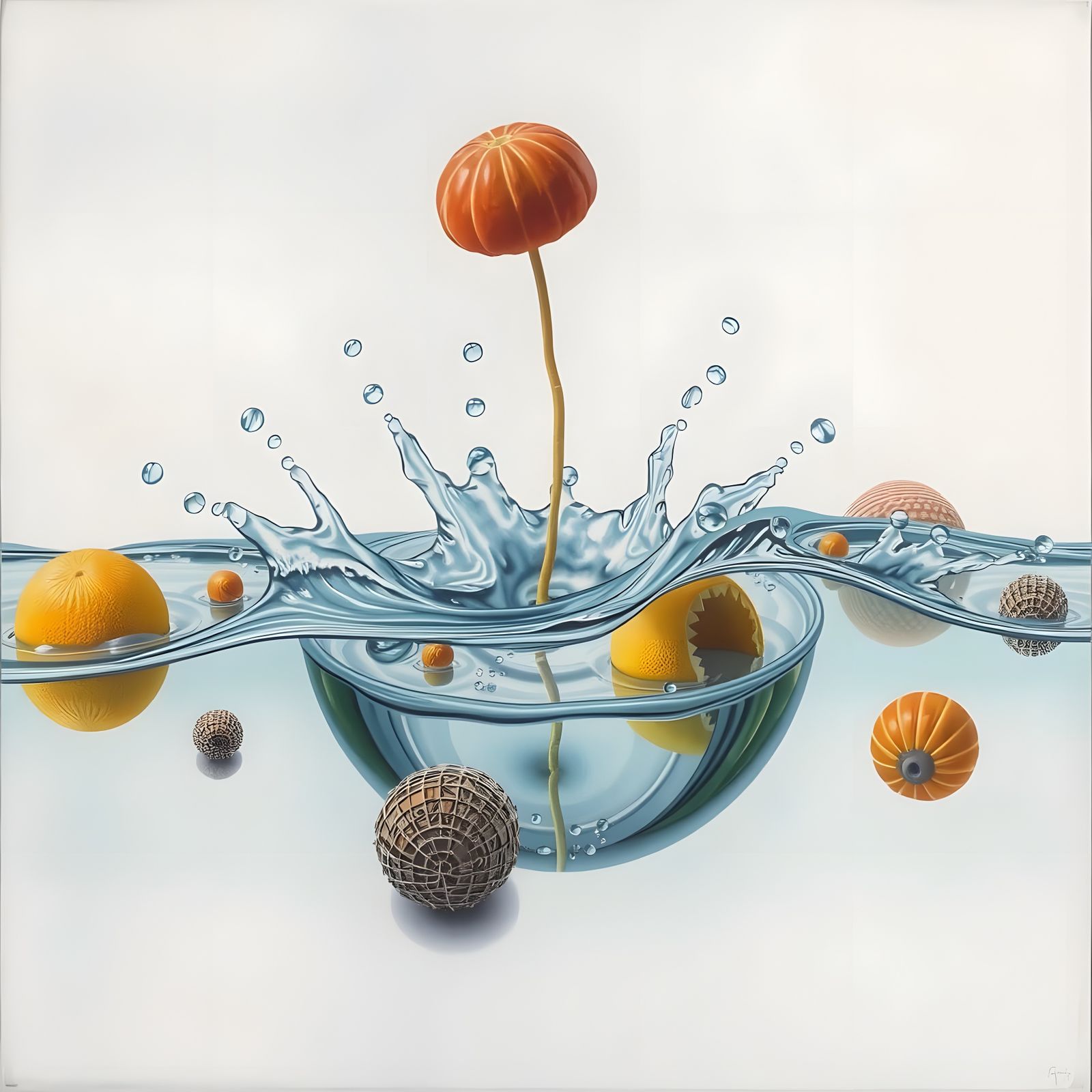 Still Life Photography with Water Droplet