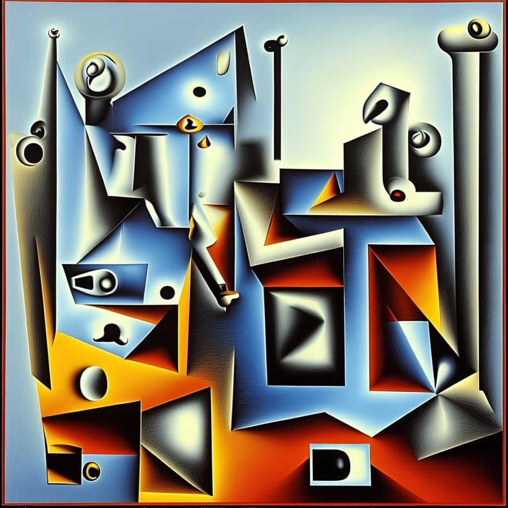 Ethereal Steam Train in a Futuristic Haze