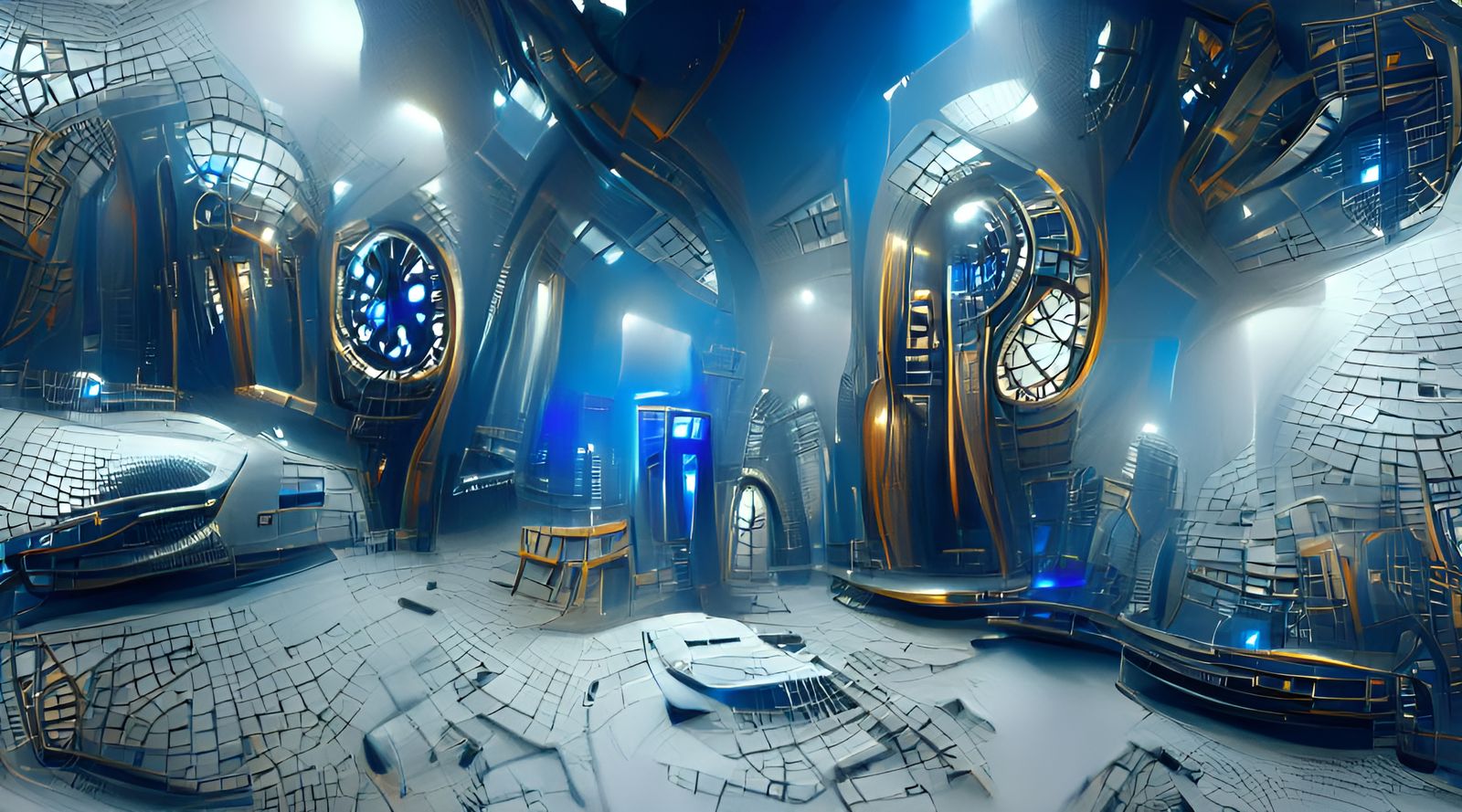Doctor Who: Hyperrealistic Sci-Fi TARDIS Concept Art