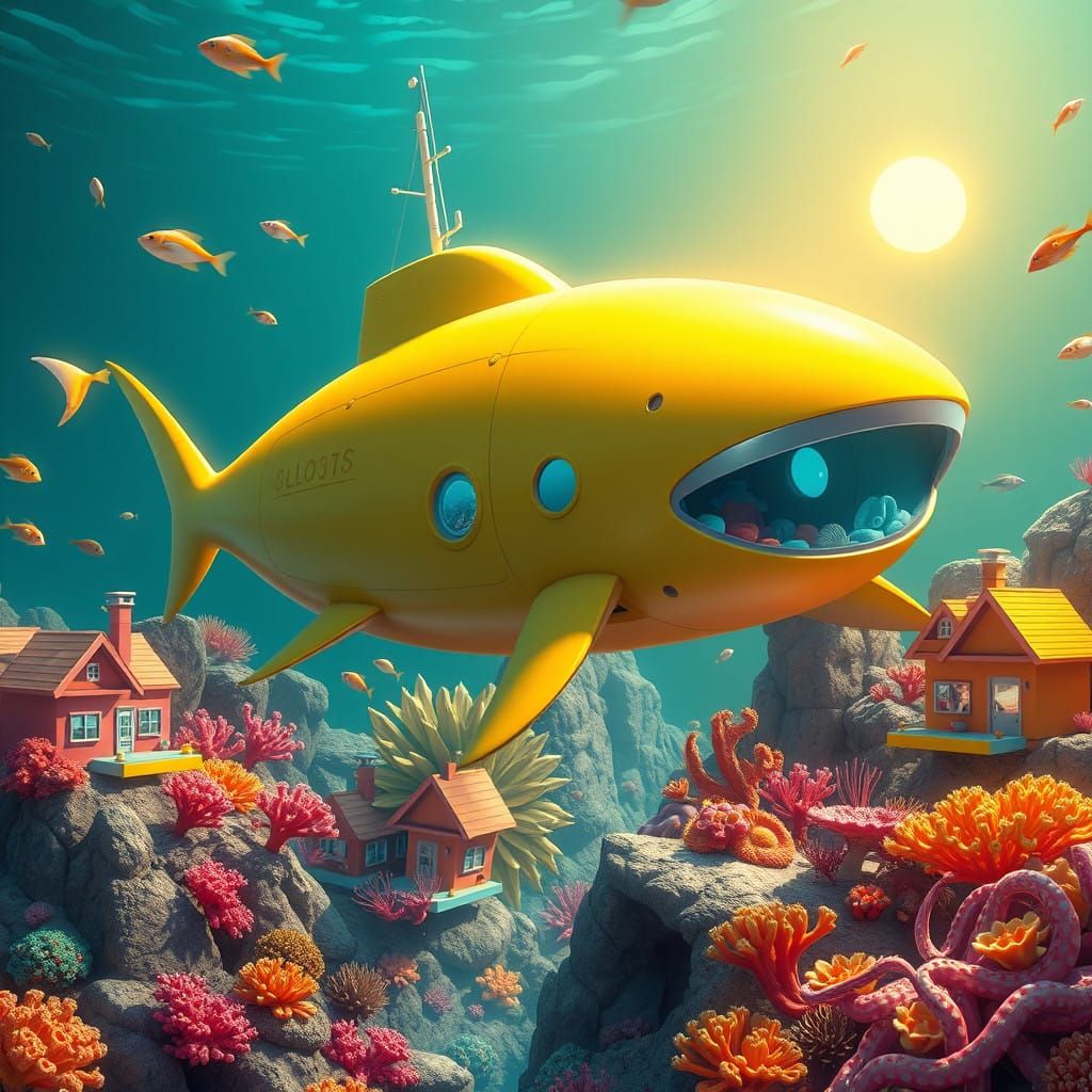 Fantasy Submarine" 🌊🚀