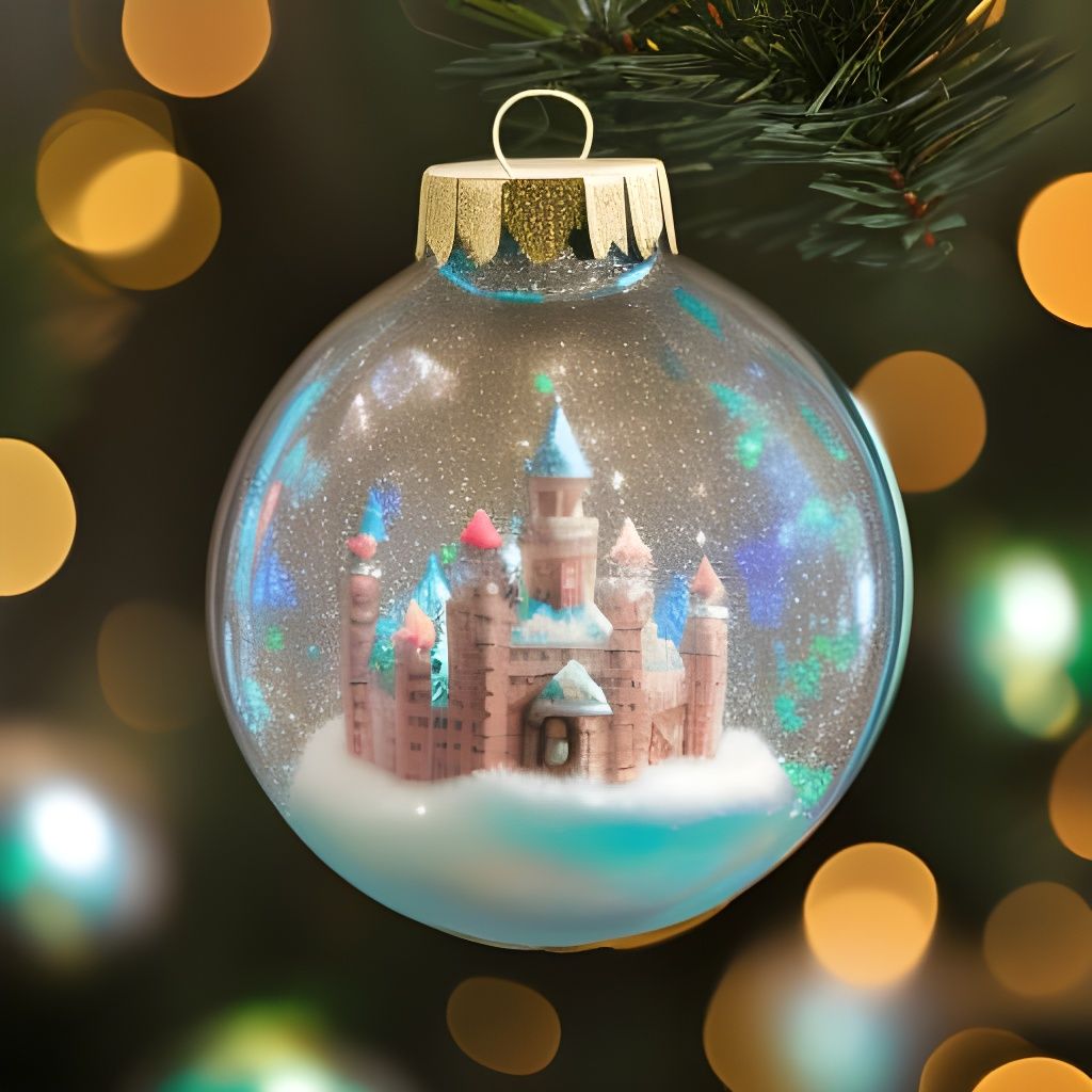 Cinderella Glass Slipper Christmas Ornament Photo