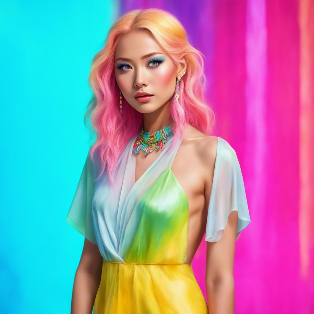 A beautiful Asian woman