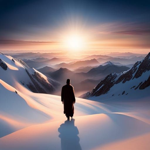 Dramatic Digital Painting: Plea for Divine Intervention