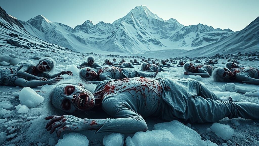 Frozen Zombie Horror at Everest Base Camp