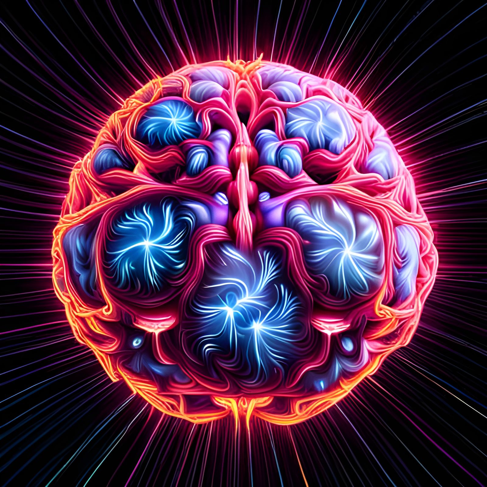 A Brain with Millions of Sparking Neutrons