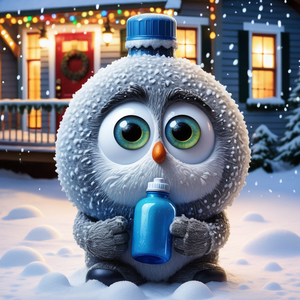 Snowy Tears of Joy at Christmas