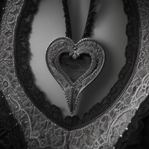 Hyperrealistic Heart in Cinematic Composition