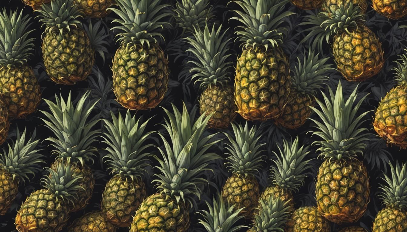 Gothic Poison Pineapple Horror: Sinister Art