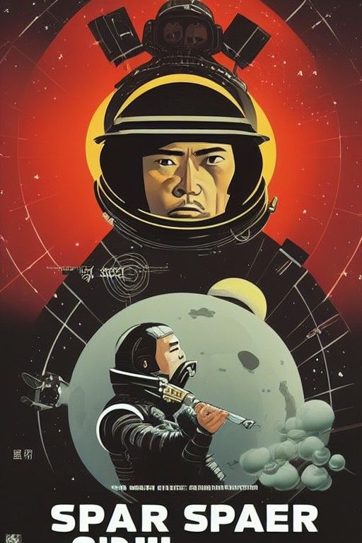 Samurai in Space: A Spaghetti Western Poster