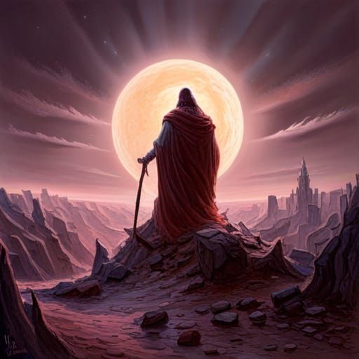 Planet Destroyer in Horror, Inspired by Doré