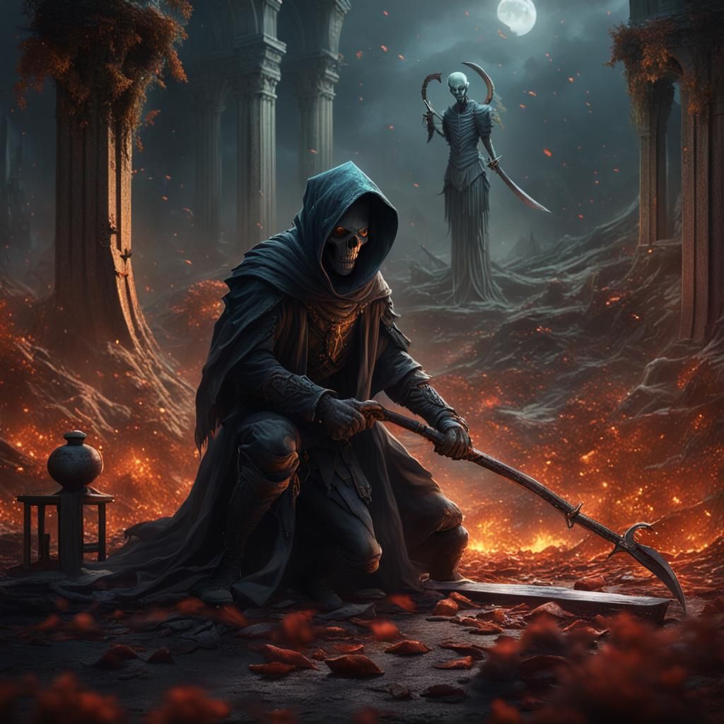 Death's Apprentice: A Fantasy Concept Art