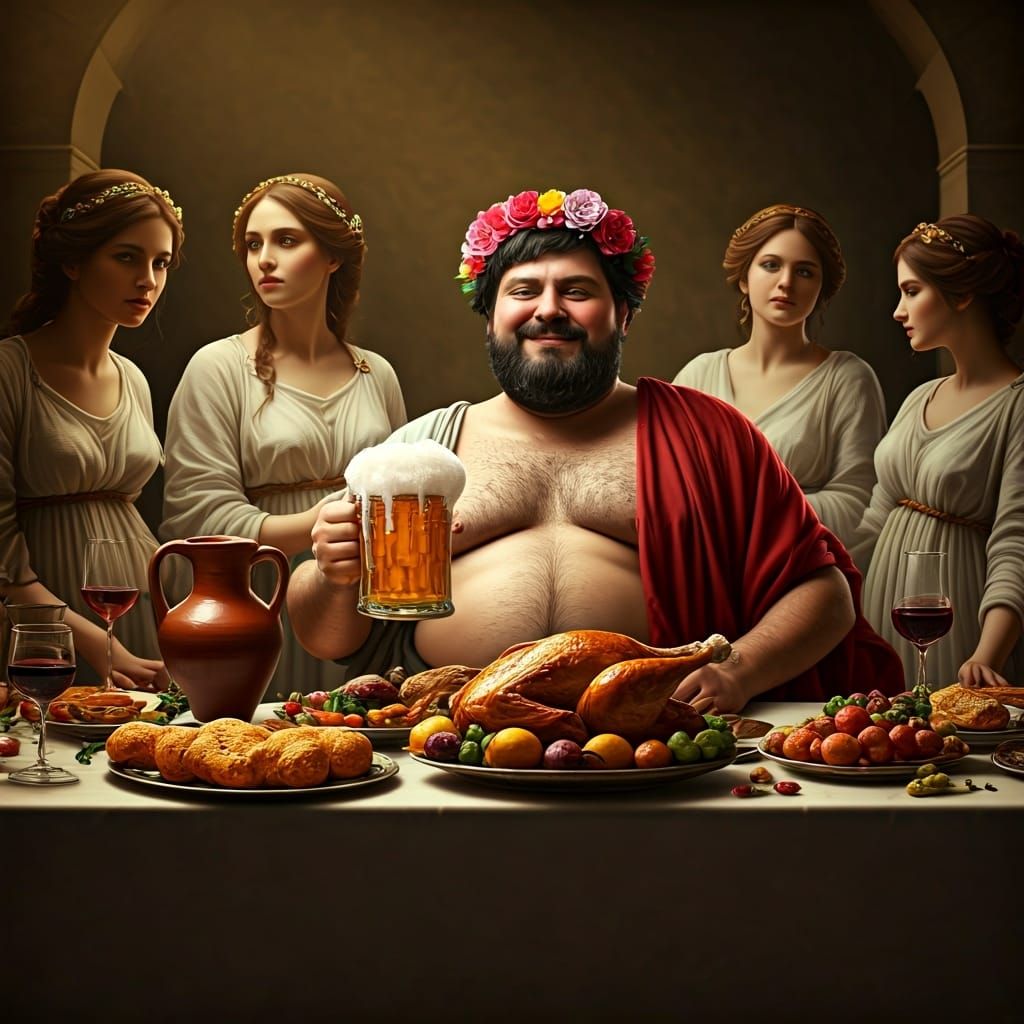 Bacchus Feast: Baroque Style Celebration with Beer
