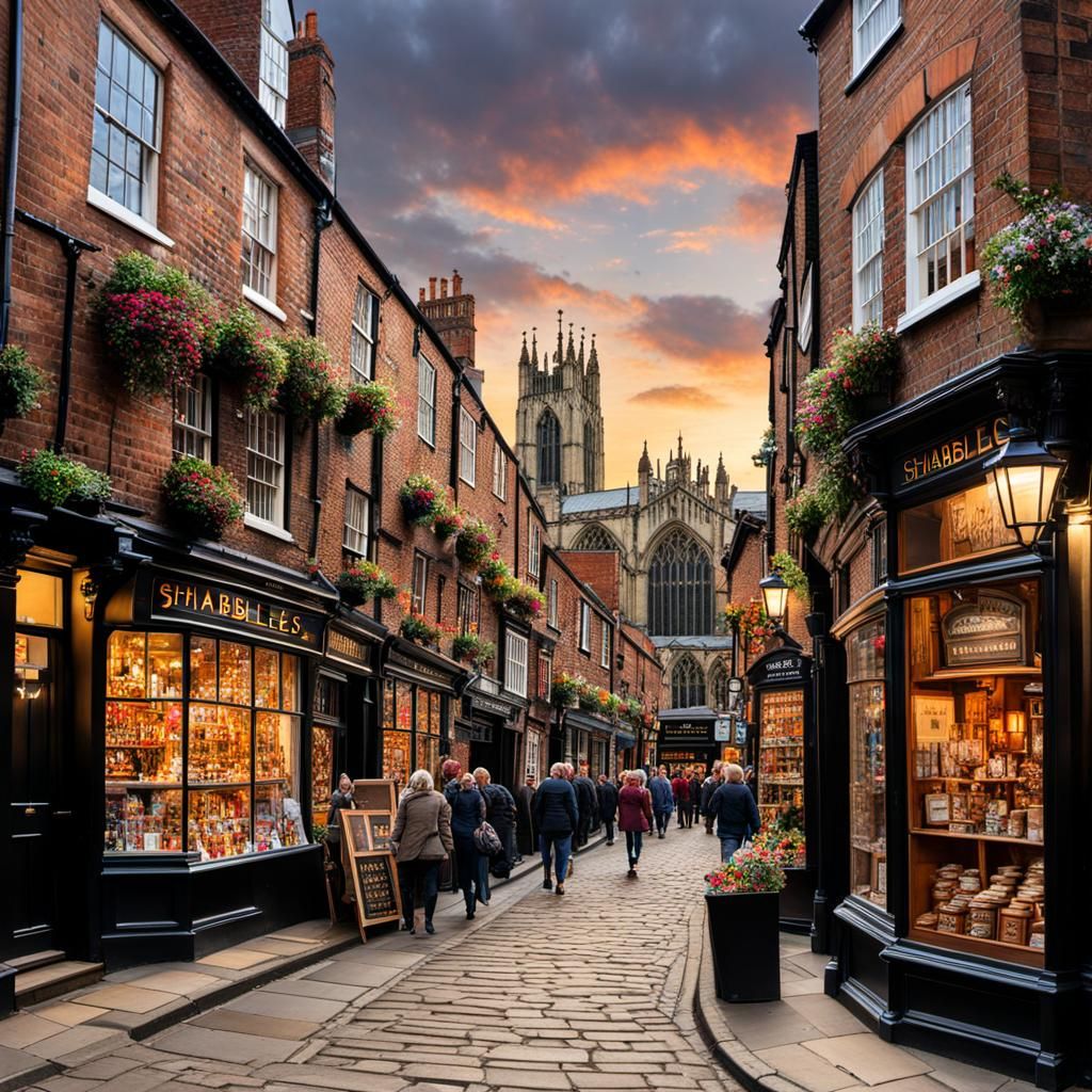 Shambles Street, York: Professional Display Painting