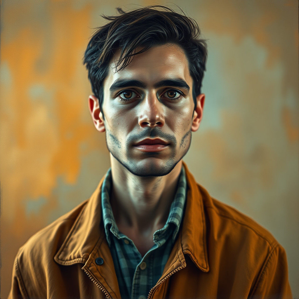 Expressive Portrait of Pablo with Vivid Colors