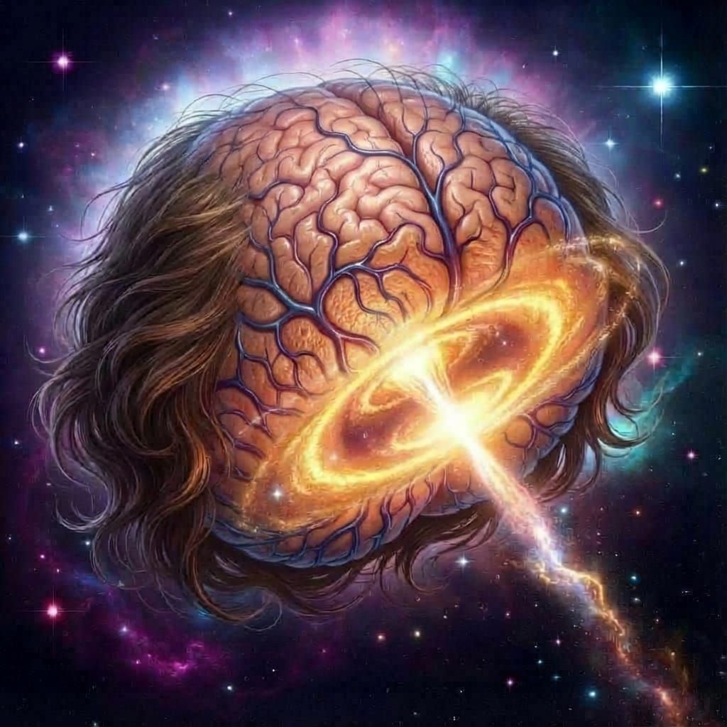 Cosmic Fart Creates Universe: A Surreal Visual