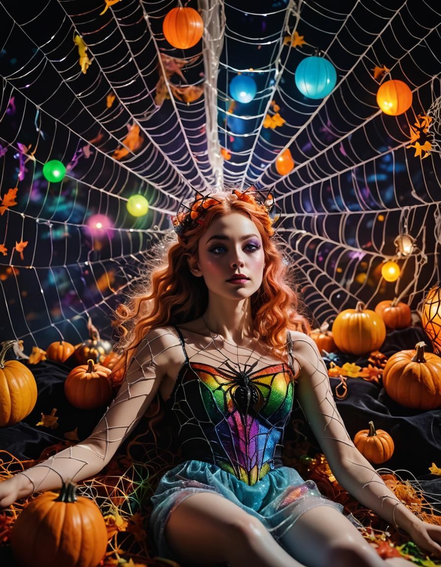 Autumn Dreamer in Surreal Rayograph