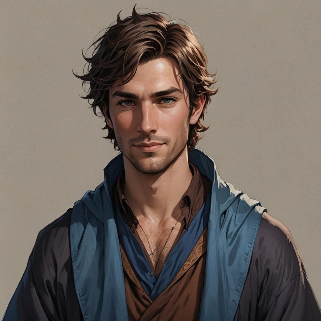 Spellthief Beguiler Portrait in Realistic Style