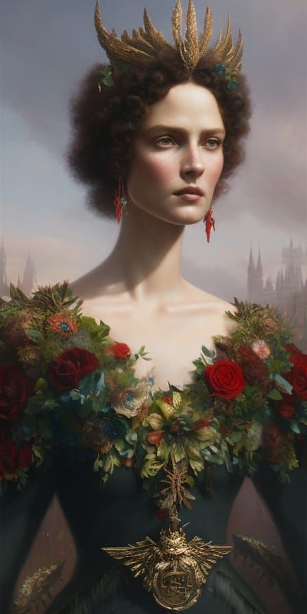Britomart, Fairy Queen in Fantasy Armor