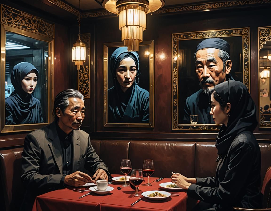 Futuristic Dinner in Taiwan: Digital Art