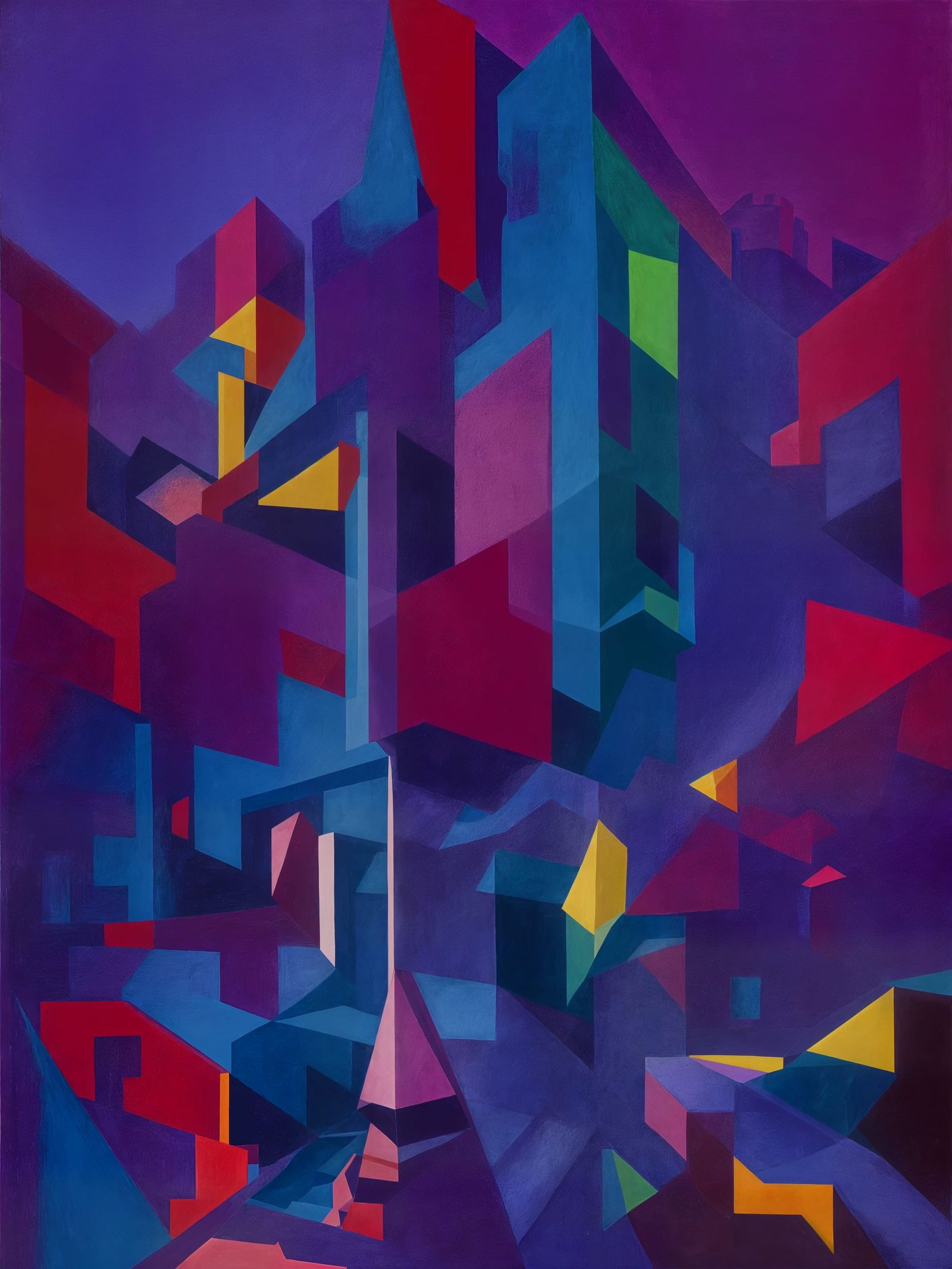 Abstract Sculpture Inspired by Modern Art Masters