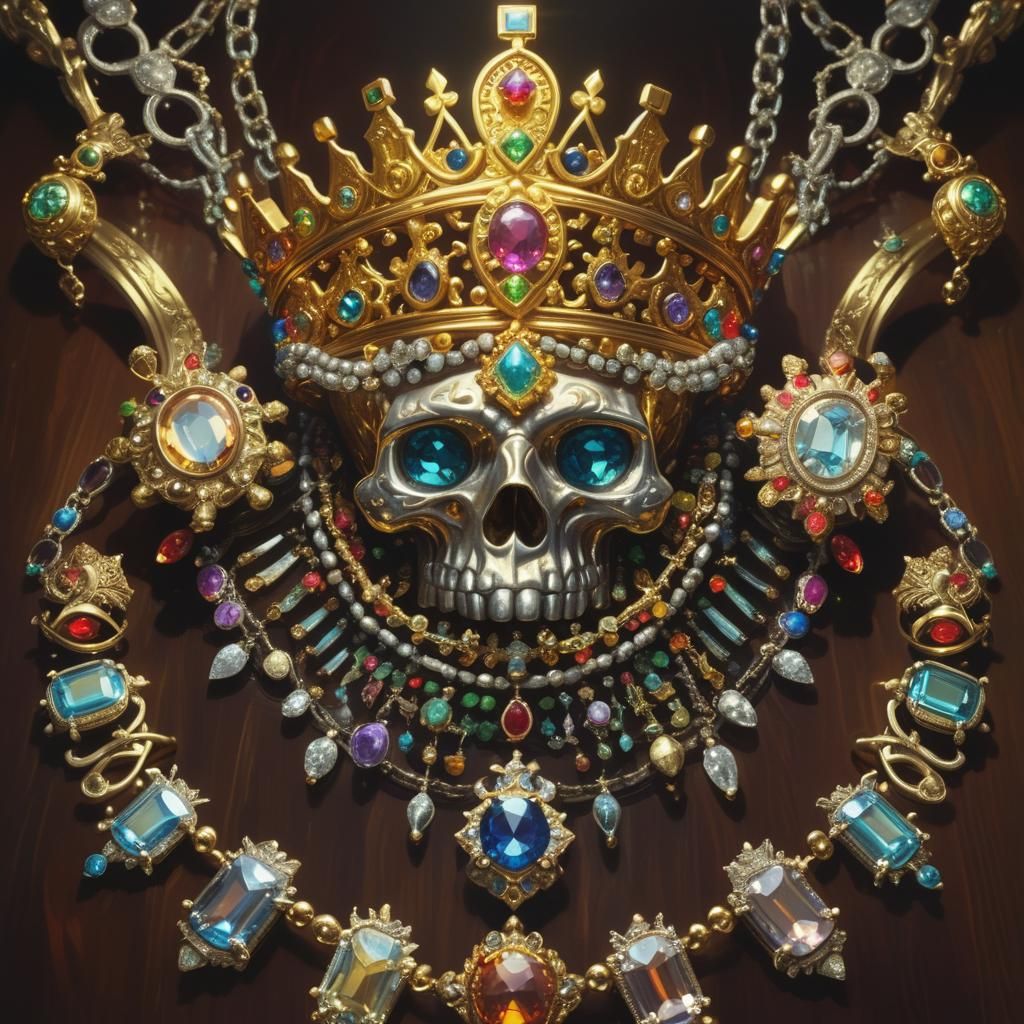 Loot Riches: A Surreal Treasury of Gold and Jewels