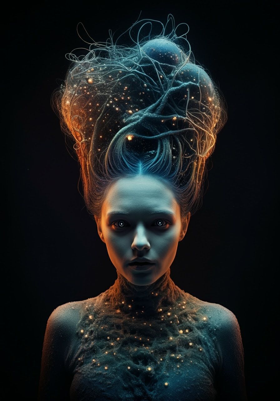 Tweed Tardigrade Up-Do Clothed in Fabric of the Universe