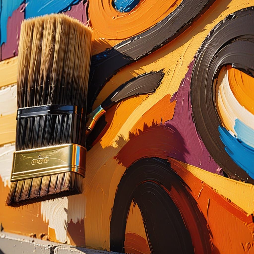 Vibrant Exterior Painting in Golden Hour Light