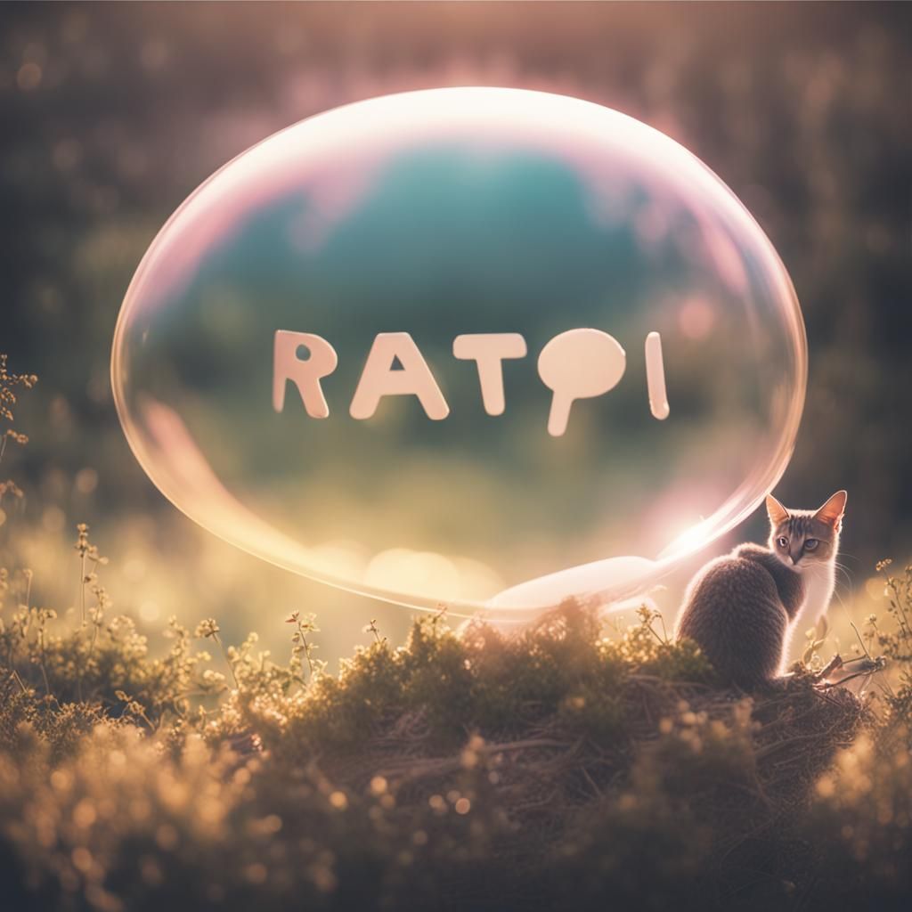 Cinematic Chat Bubble with Film Grain Effect