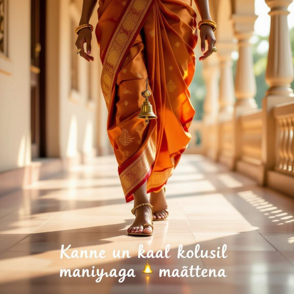 South Asian Man's Love as a Soulful Bell on Beloved's Anklet