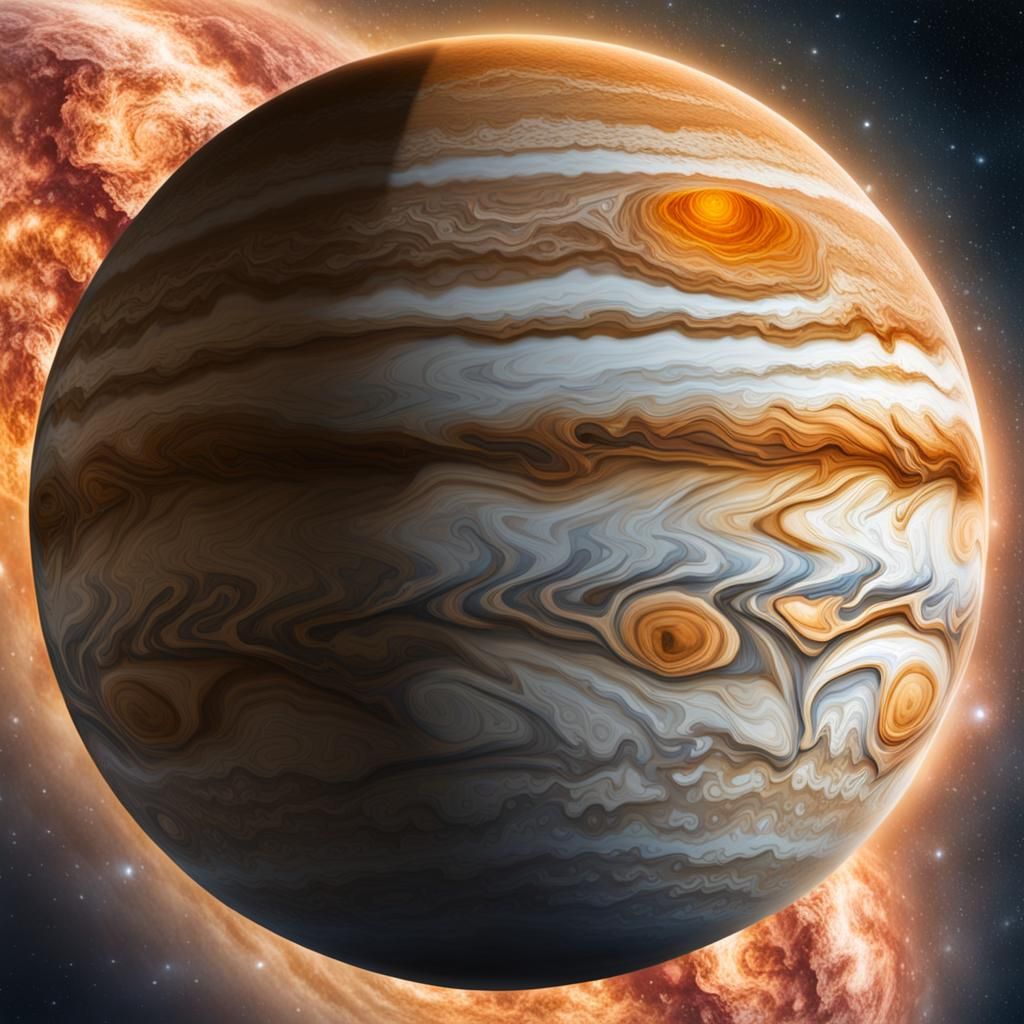 Stunning Photo of Planet Jupiter with Bokeh