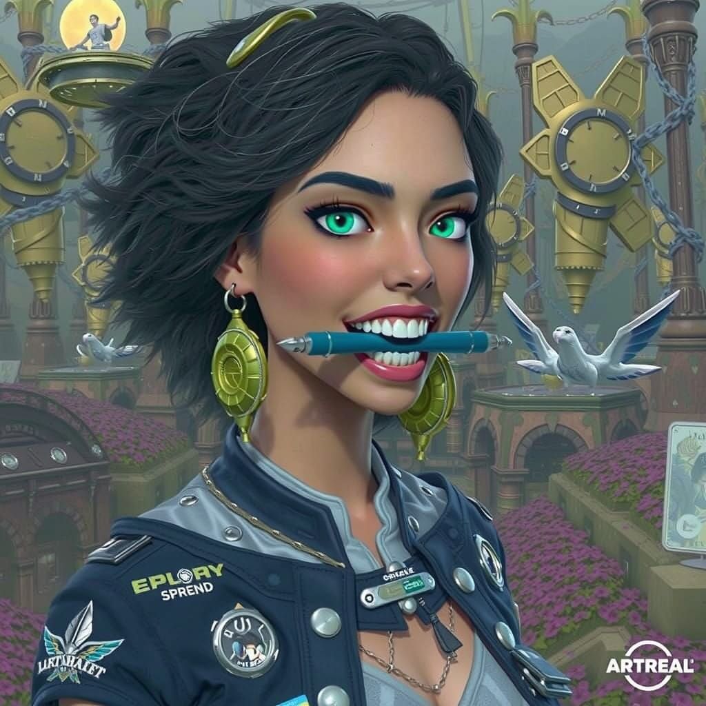 A Chrome-Tongued Orator in Ephemeral Realms