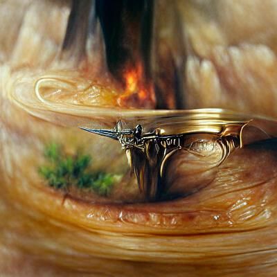 Lord of the Rings in Oil Painting Style