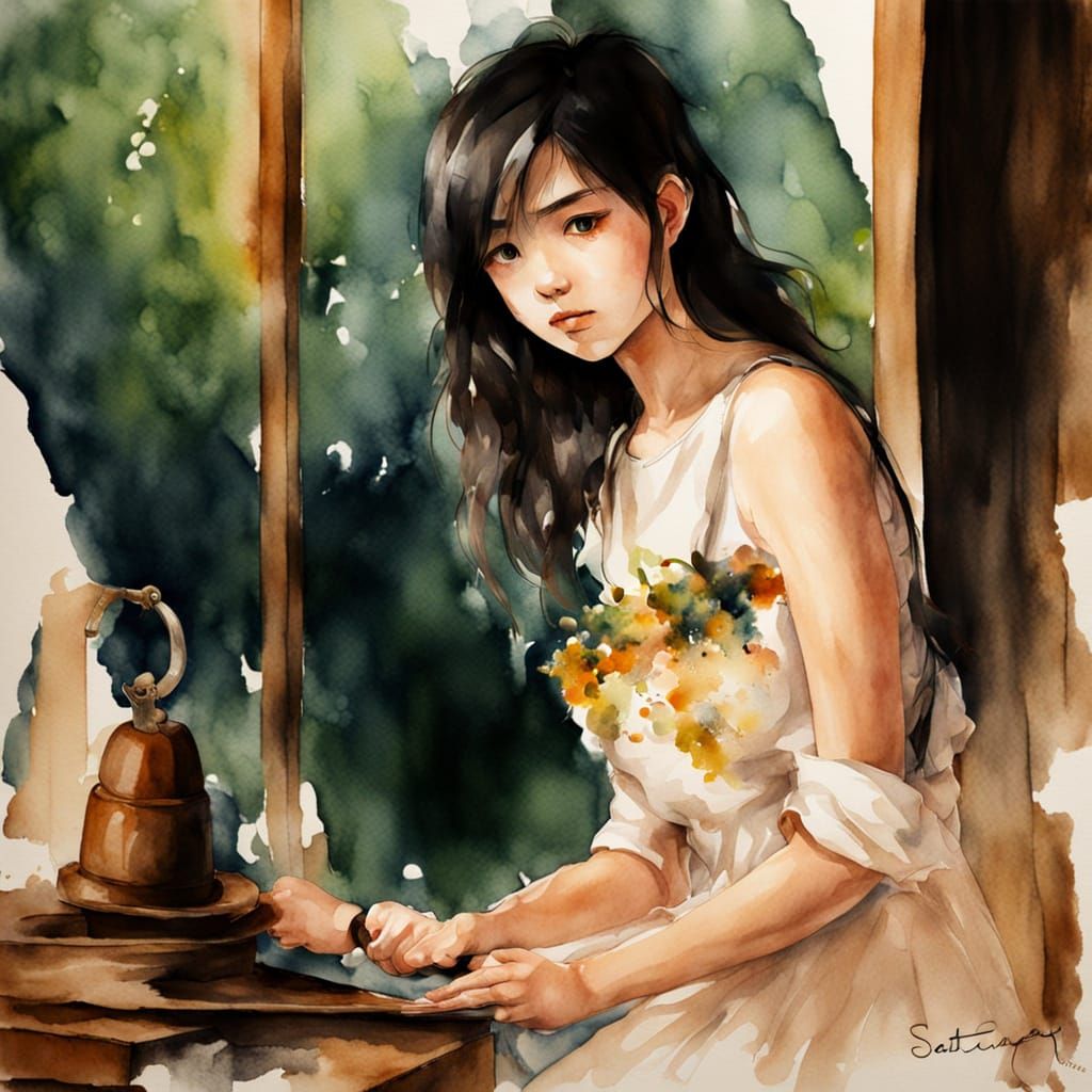 Vibrant Watercolor Art by Satureya