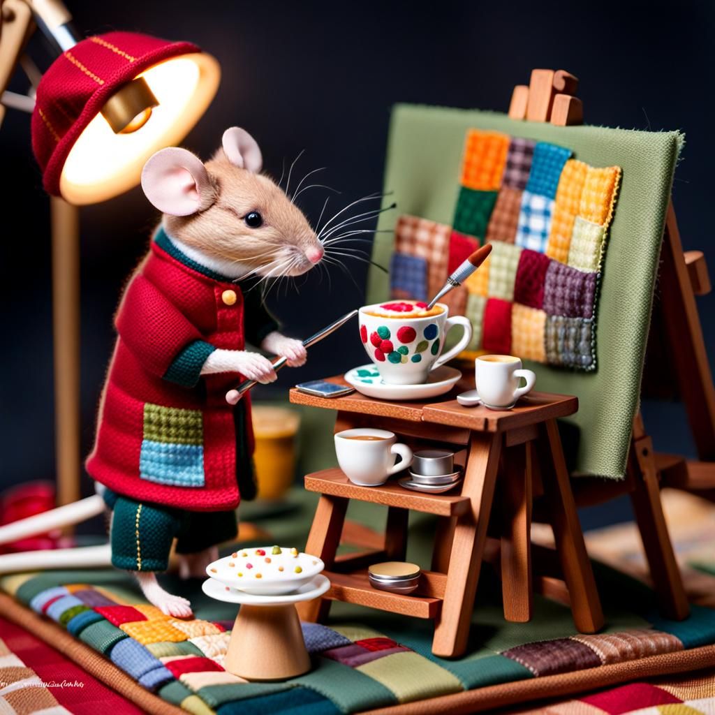 The perfect studio for a quilt artist to create a masterpiece