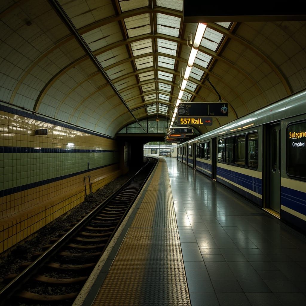 Eerie Liminal Space: Abandoned Railway Station