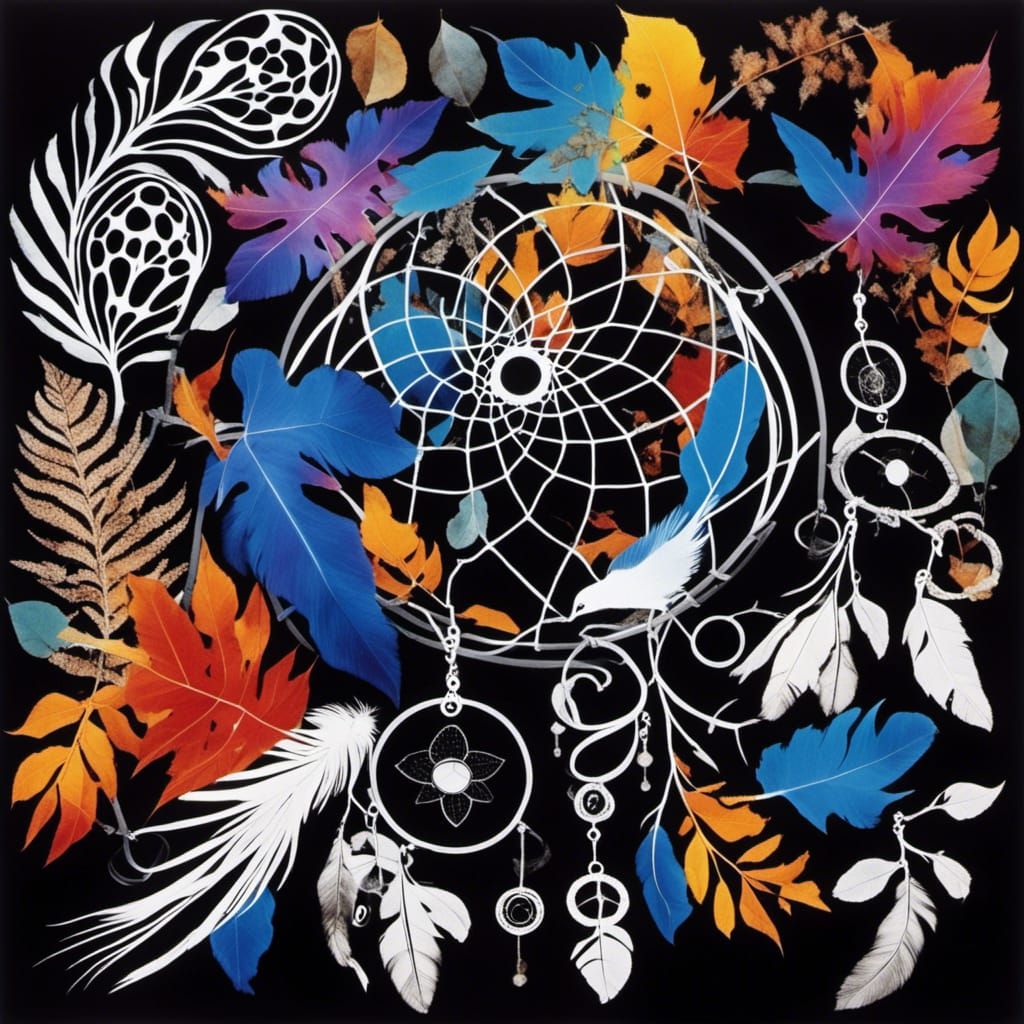 <lora:BWandReds:1.0> Dreamcatcher from old keys,