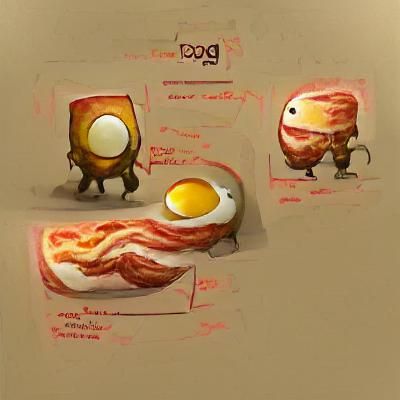 Egg and Bacon Concept Art