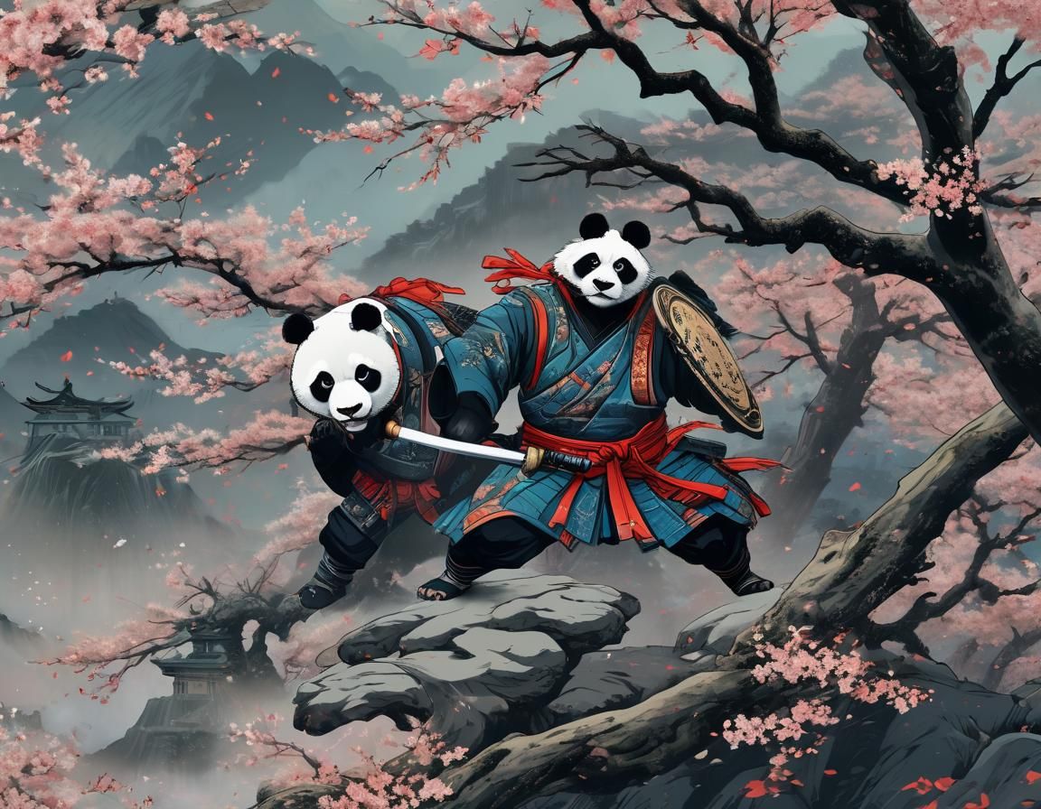 Samurai Panda