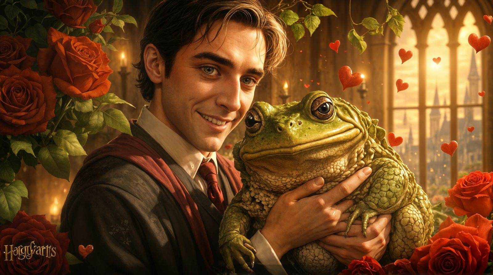 Neville Longbottom Surrounded by Love and Nature