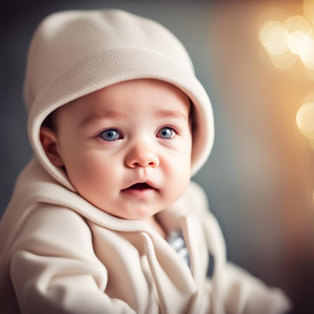 Adorable Baby Portrait in Natural Light