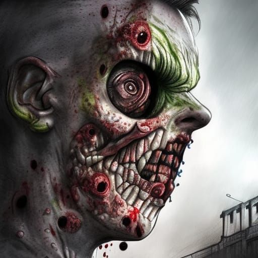 Hyperrealistic Politic Zombies in Splash Art Style